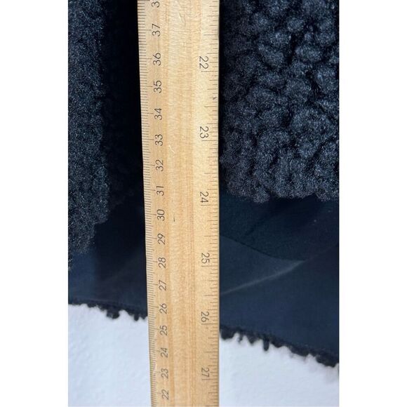 Free People FP Movement Black Care Seaside Fleece Crochet & Embroidered Pullover - Picture 12 of 14